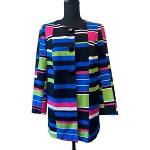 VTG Color Block Oversized Cardigan